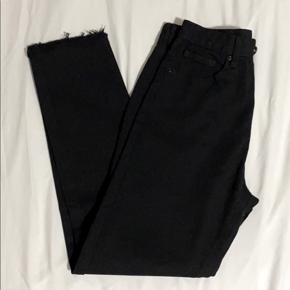 Petite High Waisted Black Jeans - Picture 1 of 4